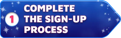 Complete the sign-up process